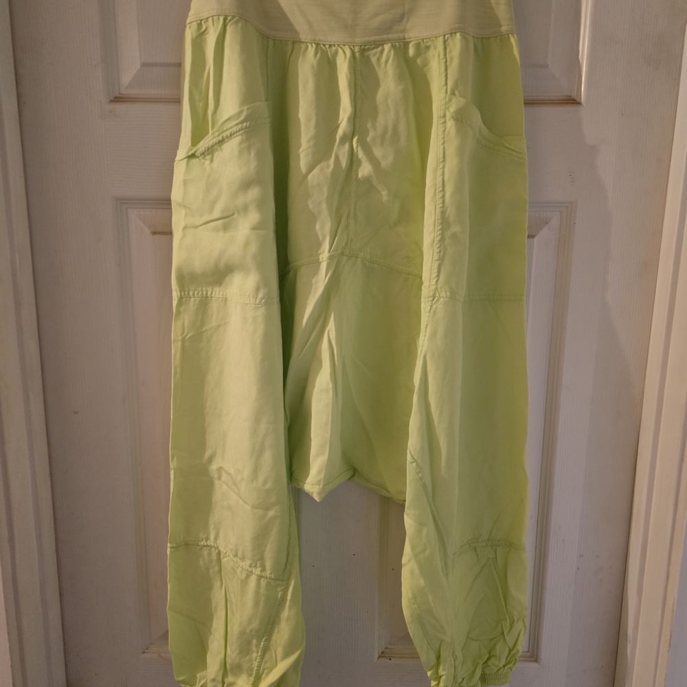 #278 Free People Yellow Harem Pants